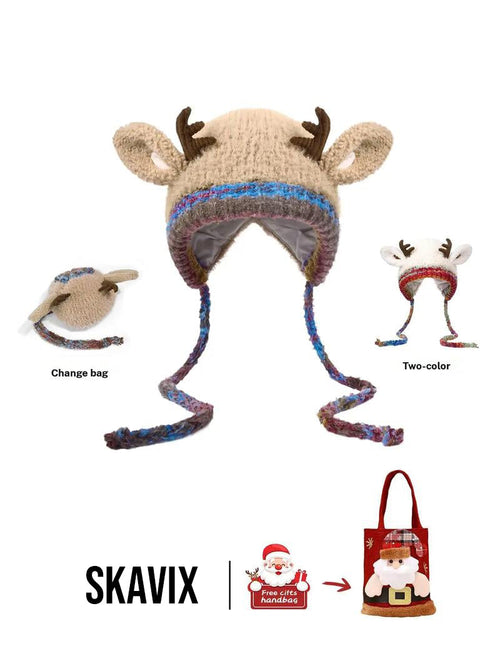 🔥Original design Festive Christmas Antler Hat